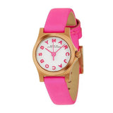 Marc Jacobs Henry White Dial Pink Leather Strap Watch for Women - MBM1237 Authentic Buy Shop Now