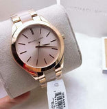 Michael Kors Slim Runway Rose Gold Dial Two Tone Steel Strap Watch for Women - MK4294 Authentic Buy Shop Now