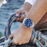 Tag Heuer Aquaracer Blue Dial Quartz Silver Steel Strap Watch for Men - WAY111C.BA0928 Authentic Buy Shop Now