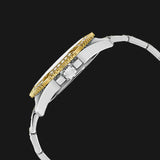 Guess Frontier Chronograph Crystals Silver Dial Two Tone Steel Strap Watch for Men - W0799G4 Authentic Buy Shop Now