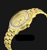 Michael Kors Madelyn Quartz Gold Dial Gold Steel Strap Watch For Women - MK6287 Authentic Buy Shop Now