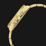 Guess Sol Chronograph Gold Dial Gold Steel Strap Watch For Women - GW0483L2 Authentic Buy Shop Now
