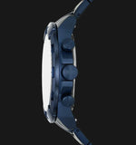 Fossil Bronson Chronograph Blue Dial Blue Steel Strap Watch for Men - FS5916 Authentic Buy Shop Now