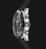 Tag Heuer Carrera Chronograph Black Dial Black Rubber Strap Watch for Men - CBN2A1AA.FT6228 Authentic Buy Shop Now