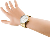 Tommy Hilfiger Jenna Quartz White Dial Gold Steel Strap Watch for Women - 1782069 Authentic Buy Shop Now