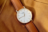 Tissot T Classic Everytime White Dial Brown Leather Strap Watch For Men - T109.410.36.031.00 Authentic Buy Shop Now