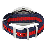 Gucci GG2570 Quartz Blue Dial Blue & Red Nylon Strap Watch For Men - YA142304 Authentic Buy Shop Now