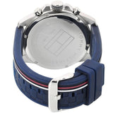 Tommy Hilfiger Decker Blue Dial Blue Rubber Strap Watch for Men - 1791476 Authentic Buy Shop Now