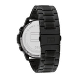 Tommy Hilfiger Classic Chronograph Black Dial Black Steel Strap Watch For Men - 1710494 Authentic Buy Shop Now