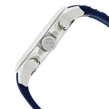 Tommy Hilfiger Decker Quartz White Dial Blue Rubber Strap Watch for Men - 1791349 Authentic Buy Shop Now