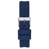 Guess Cosmo Diamonds Silver Dial Blue Rubber Strap Watch for Women - GW0034L5 Authentic Buy Shop Now