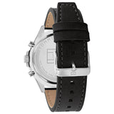 Tommy Hilfiger Larson Chronograph Black Dial Black Leather Strap Watch For Men - 1791984 Authentic Buy Shop Now