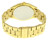 Michael Kors Slim Runway Gold Dial Gold Steel Strap Watch for Women - MK3335 Authentic Buy Shop Now