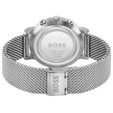 Hugo Boss Skymaster White Dial Silver Mesh Bracelet Watch for Men - 1513933 Authentic Buy Shop Now