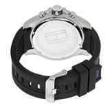 Tommy Hilfiger Sport Multifunction Black Dial Black Rubber Strap Watch for Men - 1791143 Authentic Buy Shop Now