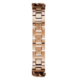 Guess Vanity Diamonds Silver Dial Gold Steel Strap Watch for Women - W1030L4 Authentic Buy Shop Now