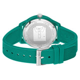 Lacoste 12.12 Cyan Green Dial Cyan Green Silicon Strap Watch for Men - 2011192 Authentic Buy Shop Now