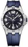 Tommy Hilfiger Drew Black Dial Black Rubber Strap Watch for Men - 1791062 Authentic Buy Shop Now