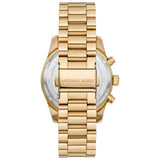 Michael Kors Lexington Chronograph Gold Dial Gold Steel Strap Watch For Women - MK7377 Authentic Buy Shop Now