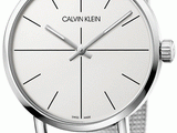 Calvin Klein Even Silver Dial Black Leather Strap Watch for Men - K7B211CY Authentic Buy Shop Now