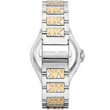 Michael Kors Lennox Three Hand Silver Dial Two Tone Steel Strap Watch For Women - MK7338 Authentic Buy Shop Now