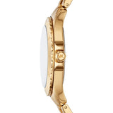 Michael Kors Everest Three-Hand Black Dial Gold Steel Strap Watch For Men - MK9078 Authentic Buy Shop Now