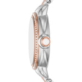 Emporio Armani Three Hand Quartz Mother of Pearl Dial Two Tone Steel Strap Watch For Women - AR11569 Authentic Buy Shop Now