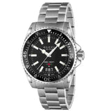 Gucci Dive Quartz Black Dial Silver Steel Strap Watch For Men - YA136301A Authentic Buy Shop Now