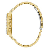 Guess Moonlight Multi Function Diamonds Gold Dial Gold Steel Strap Watch for Women - GW0320L2 Authentic Buy Shop Now