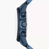 Michael Kors Hutton Chronograph Blue Dial Blue Steel Strap Watch For Men - MK9088 Authentic Buy Shop Now