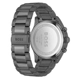 Hugo Boss View Chronograph Grey Dial Grey Steel Strap Watch For Men - 1513991 Authentic Buy Shop Now