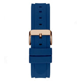 Guess Connoisseur Blue Dial Blue Silicone Strap Watch For Men - GW0335G2 Authentic Buy Shop Now