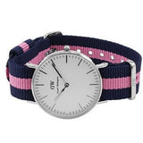 Daniel Wellington Classic Winchester White Dial Two Tone Nylon Strap Watch For Women - DW00100049 Authentic Buy Shop Now