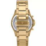 Maserati SFIDA Analog Blue Dial Gold Stainless Steel Watch For Men - R8873640008 Authentic Buy Shop Now