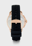 Maserati Successo 44mm Black Rose Gold Dial Black Rubber Strap Watch For Men - R8871621012 Authentic Buy Shop Now