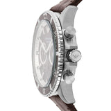 Emporio Armani Diver Chronograph Brown Dial Brown Leather Strap Watch For Men - AR11486 Authentic Buy Shop Now