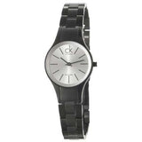 Calvin Klein Simplicity Silver Dial Grey Steel Strap Watch for Women - K4323620 Authentic Buy Shop Now