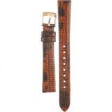 Emporio Armani Gianni T Bar Beige Dial Brown Leather Strap Watch For Women - AR1883 Authentic Buy Shop Now