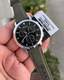 Hugo Boss Vesada Grey Dial Green Nylon Strap Watch for Men - 1513692 Authentic Buy Shop Now