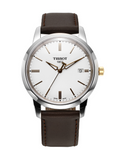 Tissot T Classic Dream White Dial Brown Leather Strap Watch for Men - T033.410.26.011.01 Authentic Buy Shop Now