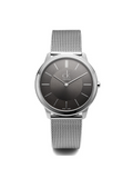 Calvin Klein Minimal Grey Dial Silver Mesh Bracelet Watch for Men - K3M22124 Authentic Buy Shop Now
