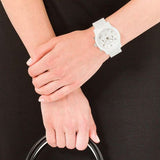 Michael Kors Runway White Ceramic Dial White Steel Strap Watch for Women - MK5161 Authentic Buy Shop Now