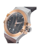 Maserati Potenza Black Dial Brown Leather Strap Watch For Men - R8851108014 Authentic Buy Shop Now