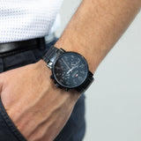 Tommy Hilfiger Daniel Black Dial Black Steel Strap Watch for Men - 1710383 Authentic Buy Shop Now