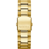 Guess Atlas Chronograph Black Dial Gold Steel Strap Watch for Men - W0668G8 Authentic Buy Shop Now