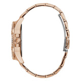 Guess Frontier Diamonds Rose Gold Dial Rose Gold Steel Strap Watch For Women - W1156L3 Authentic Buy Shop Now