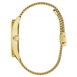 Guess Richmond Gold Dial Gold Mesh Bracelet Watch for Men - W1263G2 Authentic Buy Shop Now