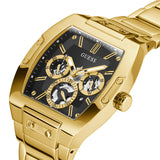 Guess Phoenix Multi Function Black Dial Gold Steel Strap Watch for Men - GW0456G1 Authentic Buy Shop Now
