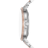 Michael Kors Pyper Quartz White Dial Two Tone Steel Strap Watch For Women - MK4667 Authentic Buy Shop Now