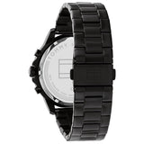 Tommy Hilfiger Henry Chronograph Black Dial Black Steel Strap Watch For Men - 1710478 Authentic Buy Shop Now